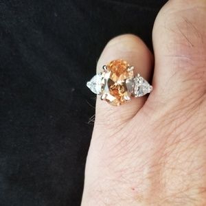 Charles Winston Bella Luce Canary/CZ Ring